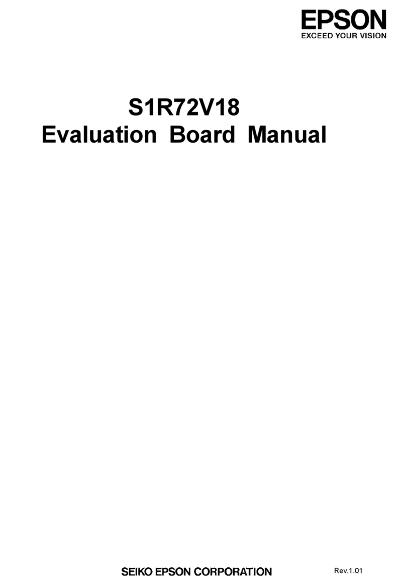 Epson S1R72V18 User manual