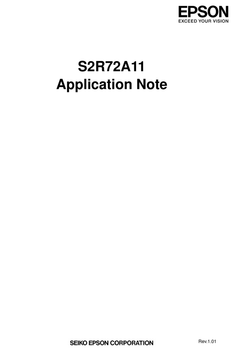 Epson S2R72A11 Application note