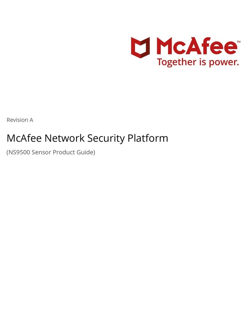 McAfee NS Series User manual