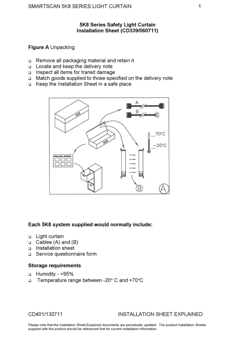 SMART-SCAN 5K8 Series Installation sheet