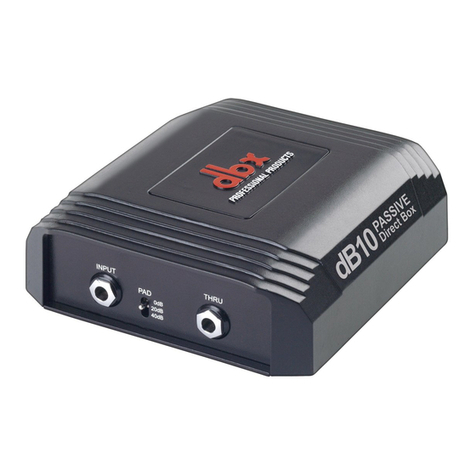 dbx dB10 User manual