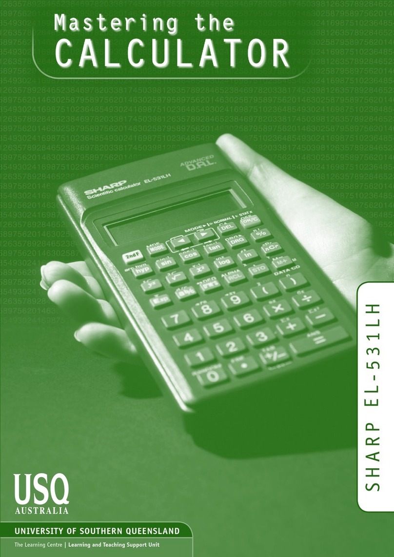 Sharp EL-531LH User manual