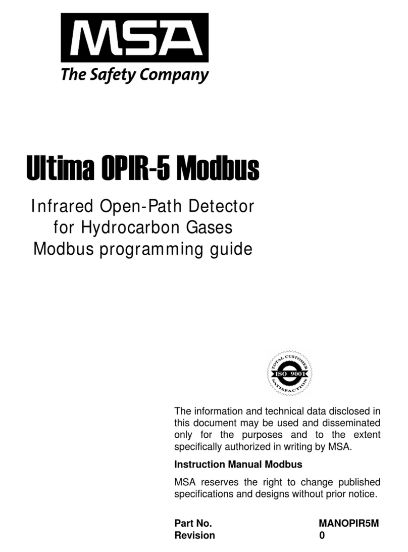 MSA Ultima OPIR-5 Programming guide