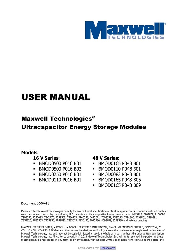 Maxwell 16 V Series user manual