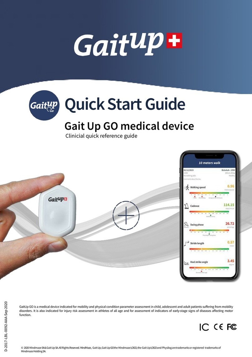 Gait up GAIT UP GO User manual