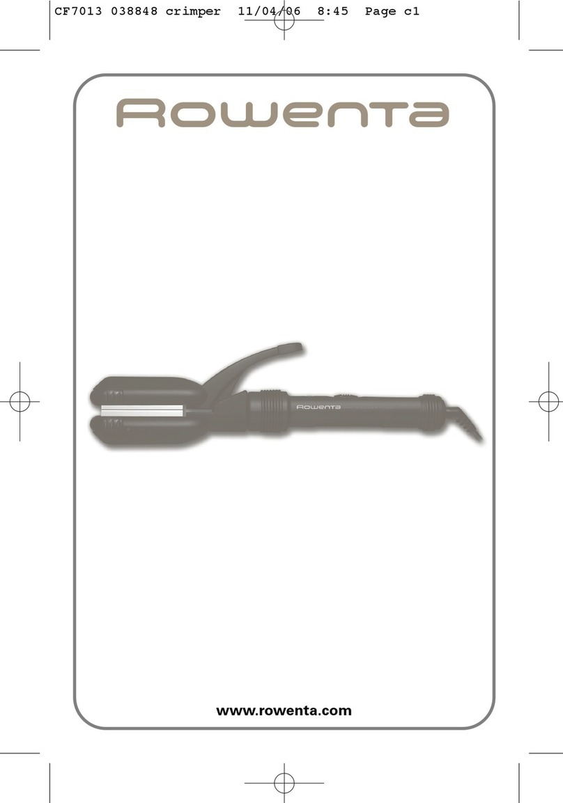 Rowenta CRIMPER WAVE CF7013F0 User manual