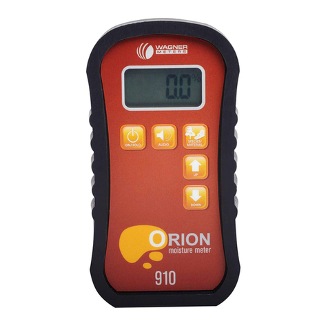 Wagner Meters Orion 910 User manual