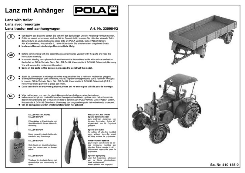POLA G Lanz with trailer User manual