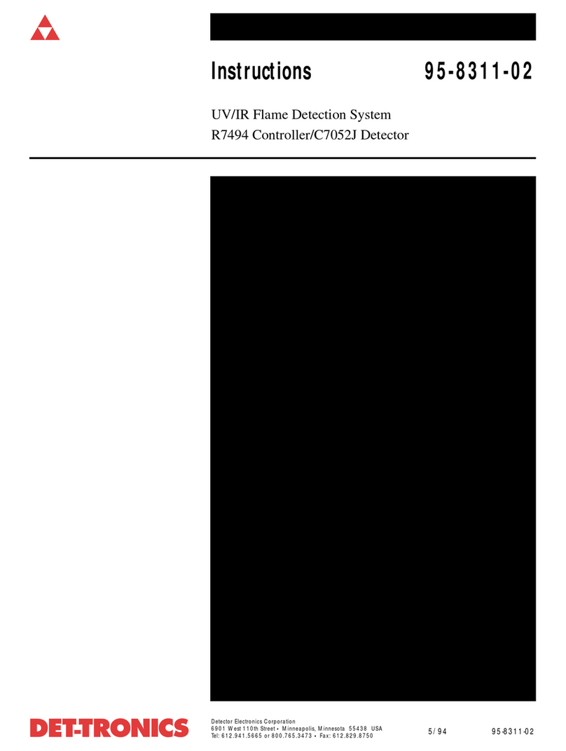 Det-Tronics 95-8311-02 User manual