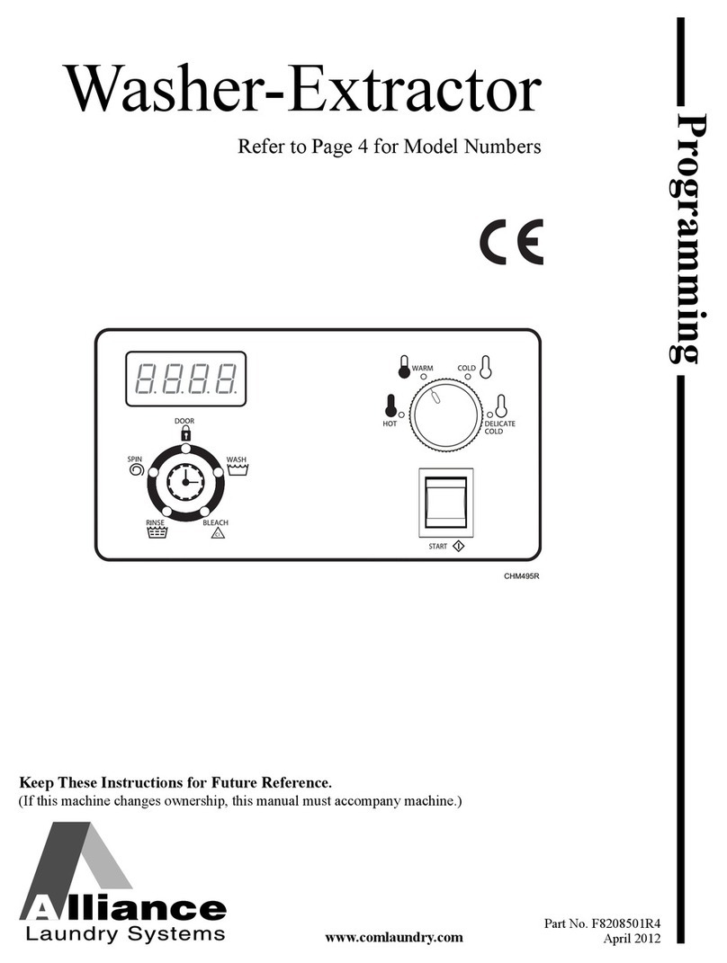 Alliance Laundry Systems HCD020GD2 Owner's manual