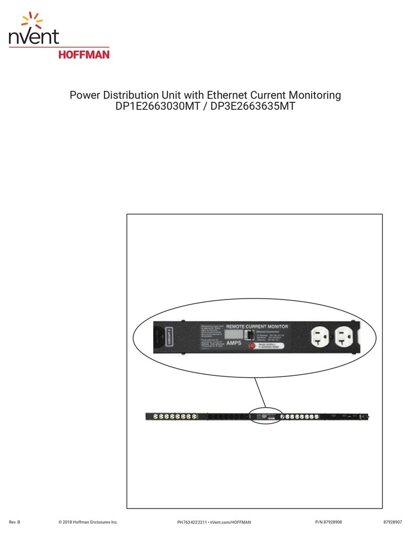 nVent Hoffman DP1E2663030MT quick guide