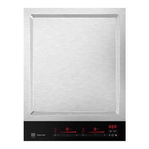 V-ZUG CookTop Teppan Yaki I40 User manual