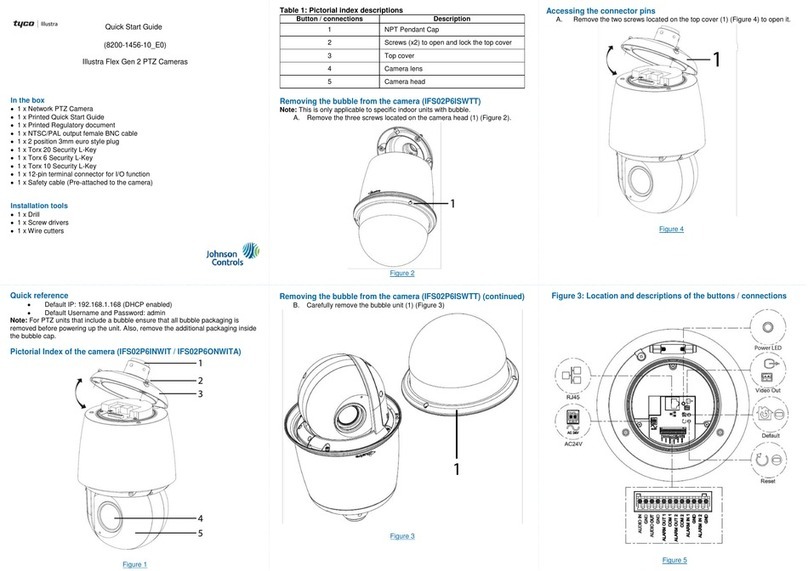 Johnson Controls Tyco Illustra Flex User manual