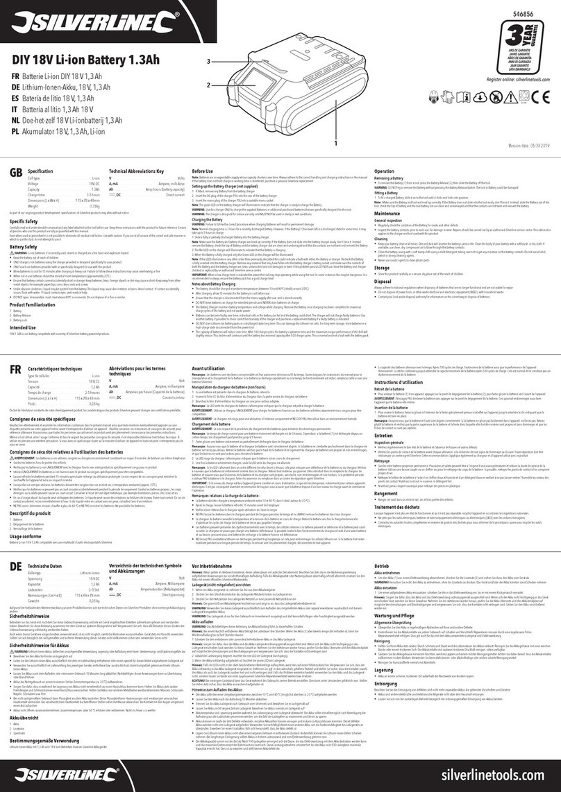 Silverline 546856 manual