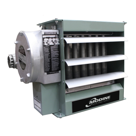 Modine Manufacturing HEX5 Series Installation, Parts, Service, and Maintenance Manual Modine Manufacturing HEX5 Series Installation, Parts, Service, and Maintenance Manual