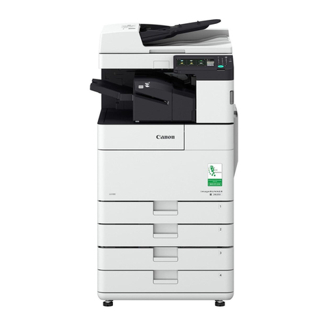 Canon imageRUNNER 2645i Getting started