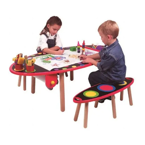 Alex SUPER ART TABLE 711W manual