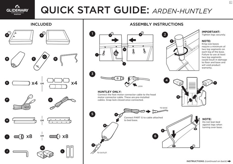 GLIDEAWAY ARDEN-HUNTLEY User manual