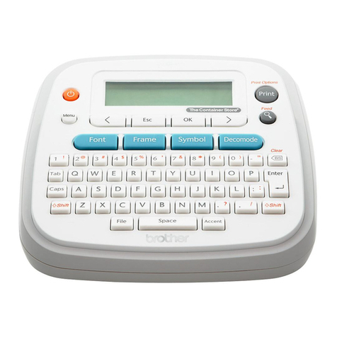 Brother The Container Store PT-D201CS User manual