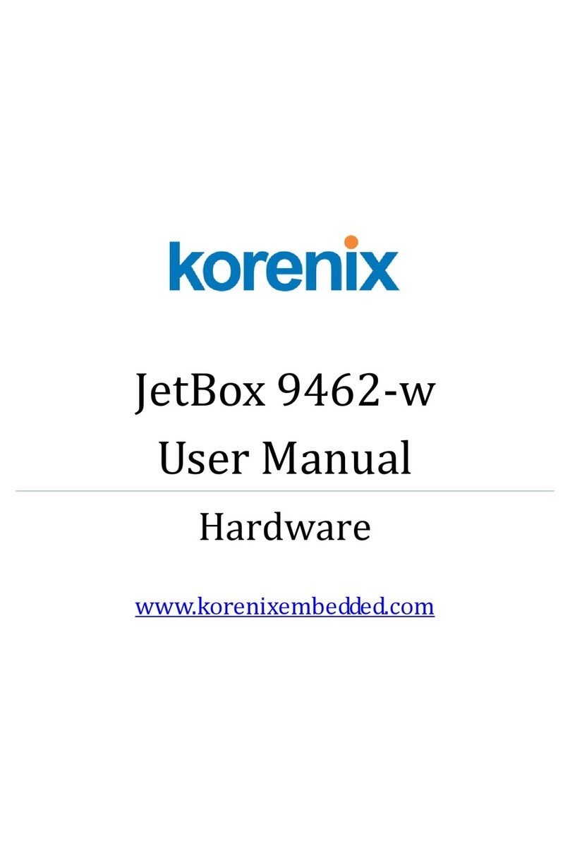 Korenix JetBox 9462-w User manual