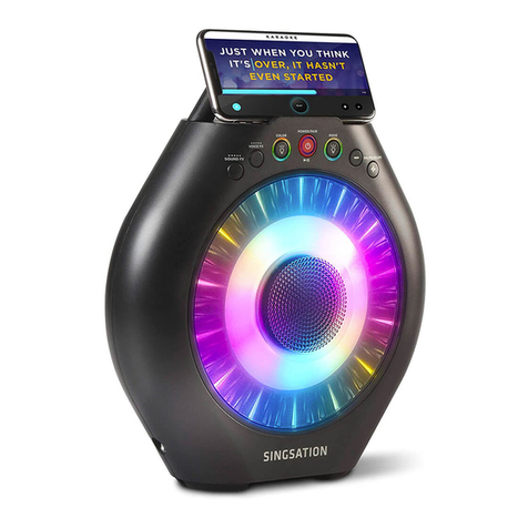 Singsation BURST DELUXE User manual