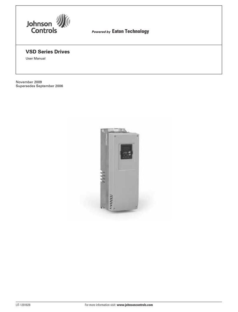 Johnson Controls VSD Series user manual Johnson Controls VSD Series user manual