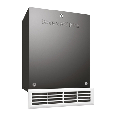 Bowers & Wilkins ISW-3 User manual