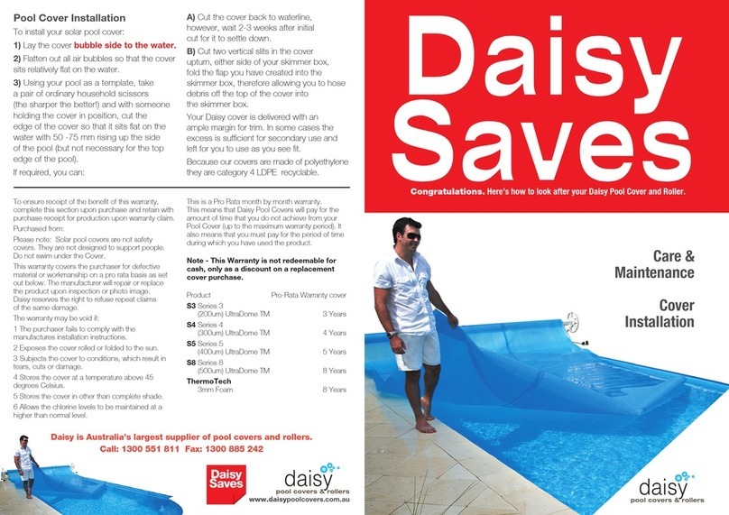 Daisy UltraDome TM S3 Care & maintenance