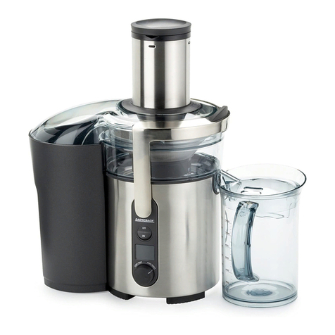 Gastroback DESIGN JUICER BASIC User manual
