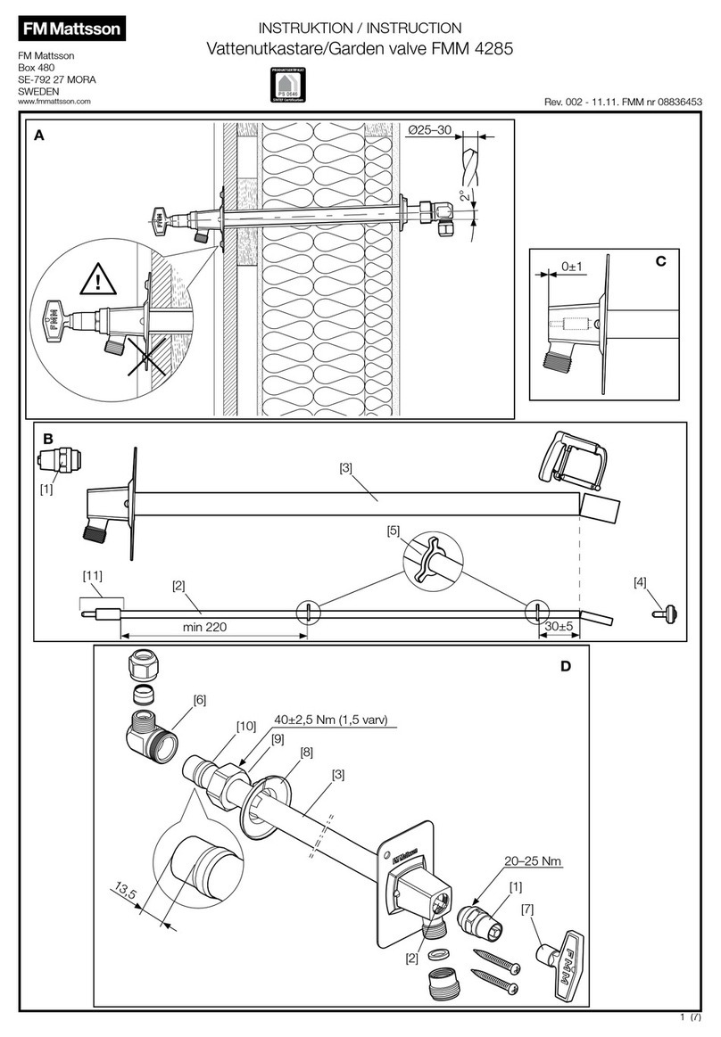 FM Mattsson FMM 4285 Instruction