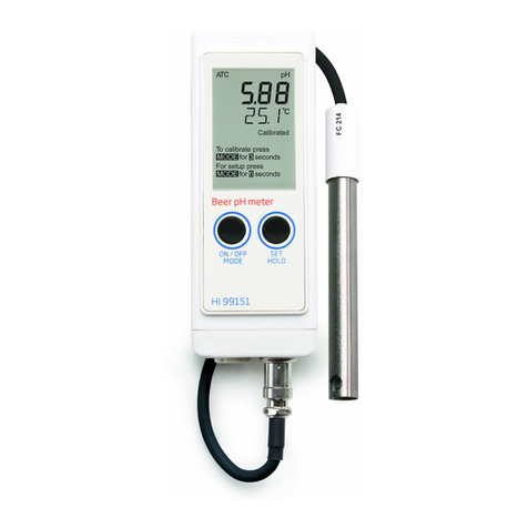 Hanna Instruments HI99151 User manual