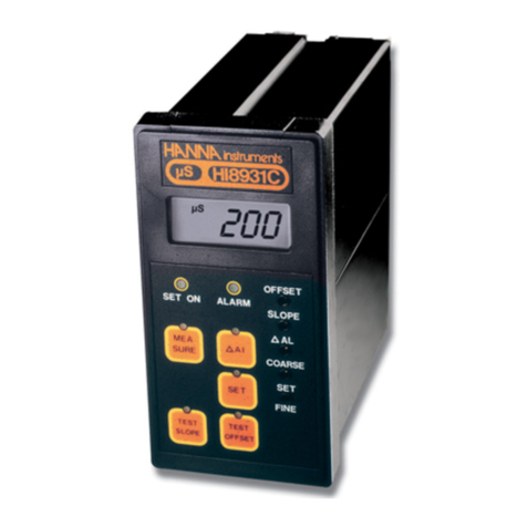 Hanna Instruments HI 8931 User manual