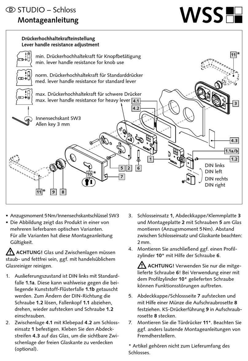 WSS STUDIO Series Assembly instruction