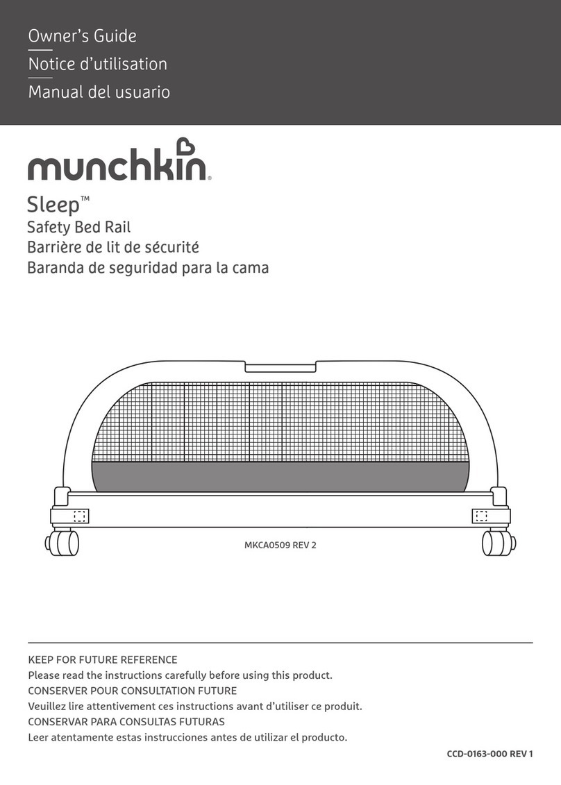 Munchkin Sleep Safety Bed Rail owner's guide