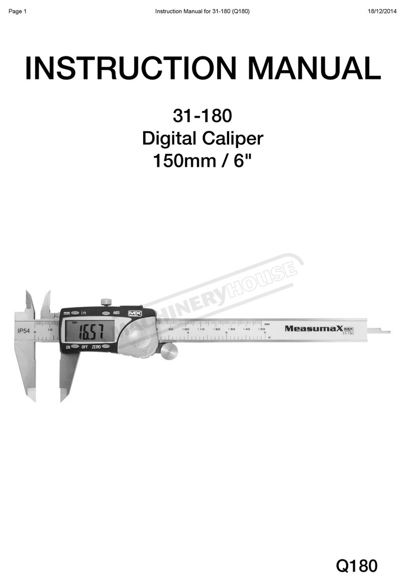 Measumax MX 31-180 instruction manual
