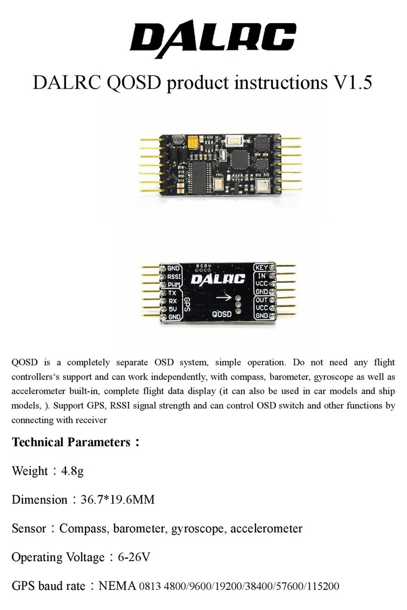 DALRC QOSD Product instructions