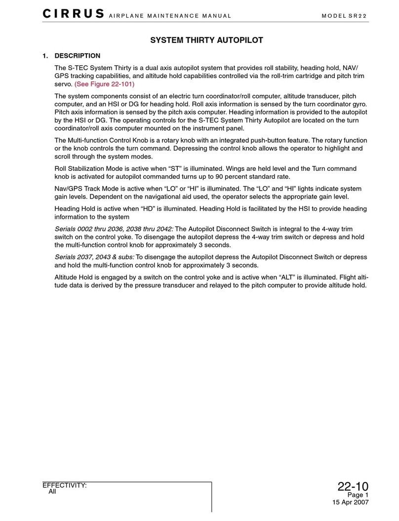 Cirrus SR22 Maintenance manual