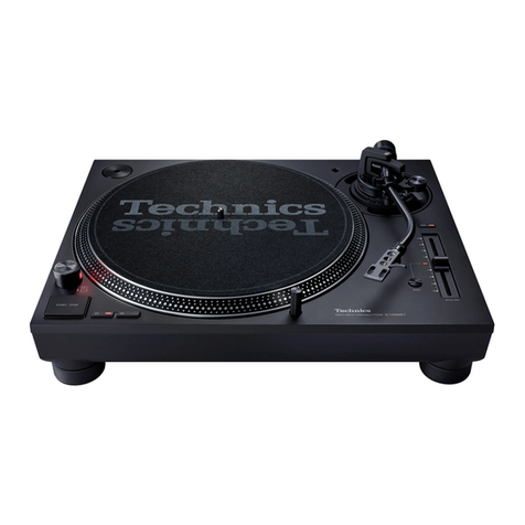 Technics Red Bull BC One SL-1200MK7R User manual Technics Red Bull BC One SL-1200MK7R User manual