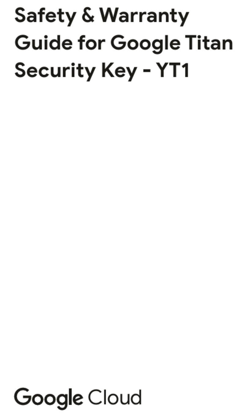 Google YT1 Safety & warranty guide