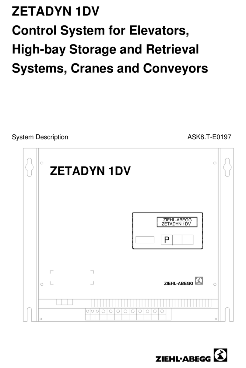 ZIEHL-ABEGG ZETADYN 1DV Series User guide