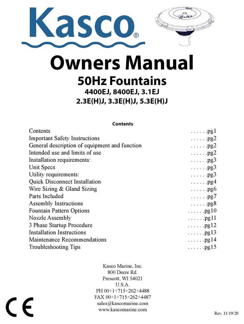 Kasco 4400EJ owner's manual