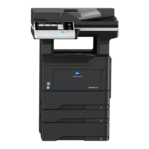 Konica Minolta bizhub 4752 installation manual