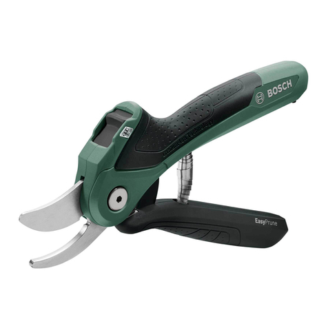 Bosch EasyPrune User manual Bosch EasyPrune User manual