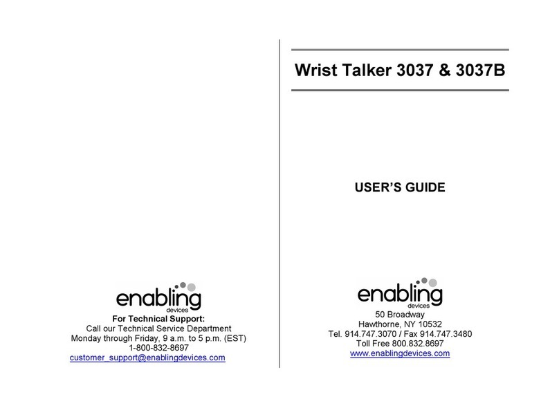 Enabling Devices 3037 & 3037B user guide Enabling Devices 3037 & 3037B user guide