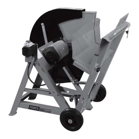POWERSAW LCS 500 Operating and maintenance manual