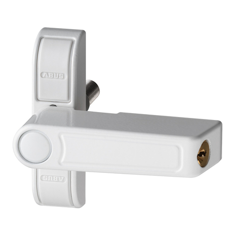 Abus 2510 Fitting and operating instructions