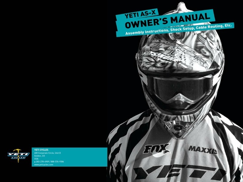 Yeti AS-X owner's manual