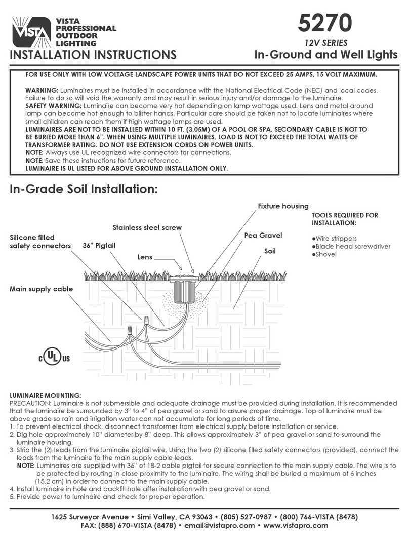 Vista 12V Series installation instructions