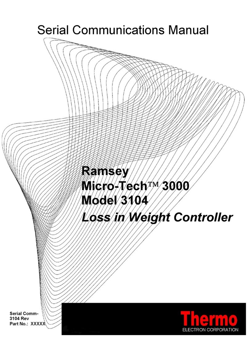 Thermo Ramsey Micro-Tech 3000 Series manual