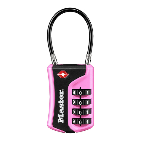 Masterlock 4697D User manual